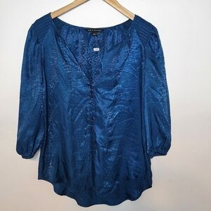 ZAC & RACHEL Skin Print Blouse Size S